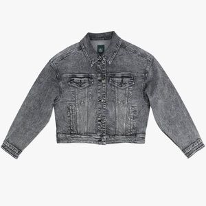 Wild Fable Cropped Denim Trucker Jacket